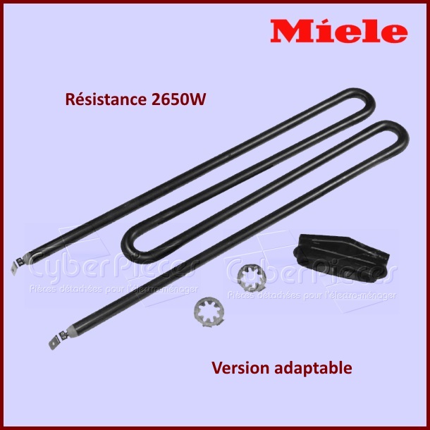 Thermoplongeur 2650W Miele 3051039 version adaptable -  Pièces mach...