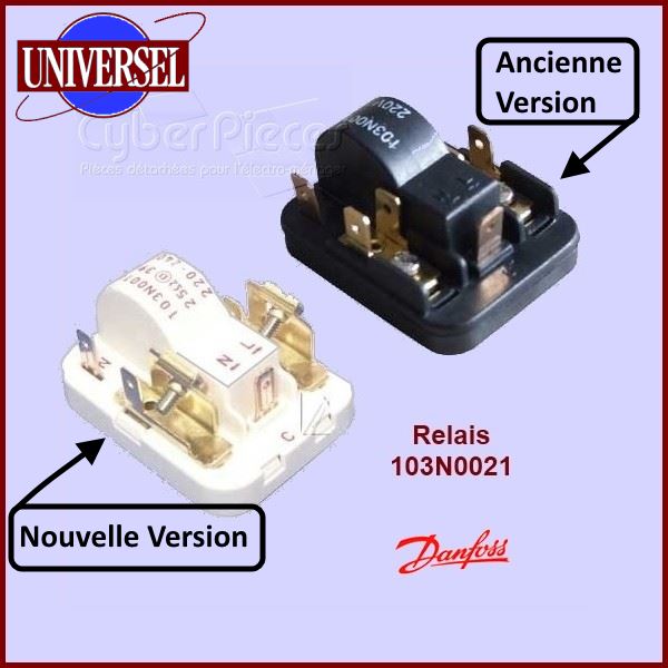Relais Danfoss 103N0021 ou 103N0015 (avec Cosse "S") - PiÃ¨ces rÃ©fri...