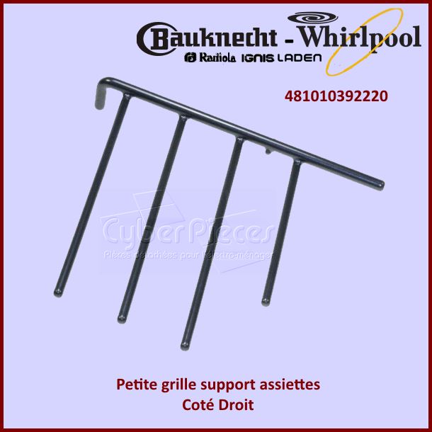 Petite Grille support plats obi droit 481010392220 - Pièces lave-va...
