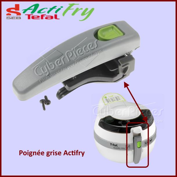 Poignée grise ACTIFRY SS-994820 - Pièces friteuse