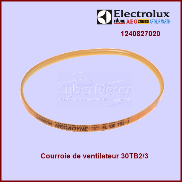 Courroie de ventilateur 30TB2/3 - EL- élastique 1240827020 -  Pièce...