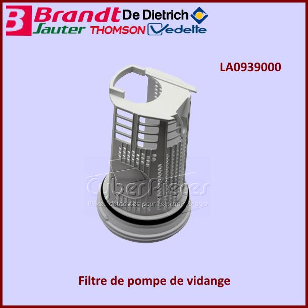 Filtre de pompe de vidange LA0939000 -  Pièces machine à laver