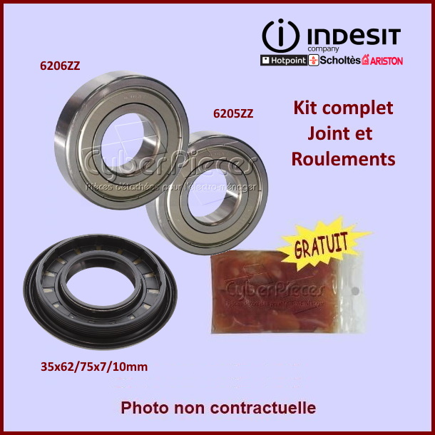 Kit Palier Ariston Indésit C00082696 -  Pièces machine à laver