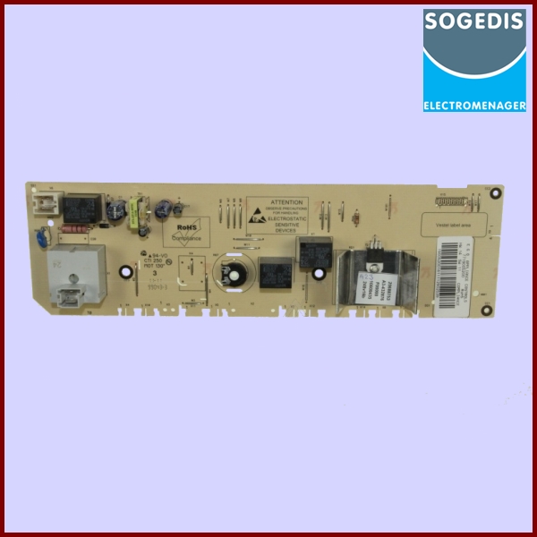 Carte électronique Sogedis 20688753 -  Pièces machine à laver