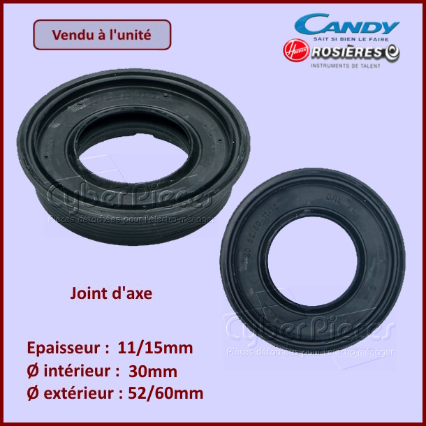 Joint d'axe 30x52/60x11/15mm Candy 92445543