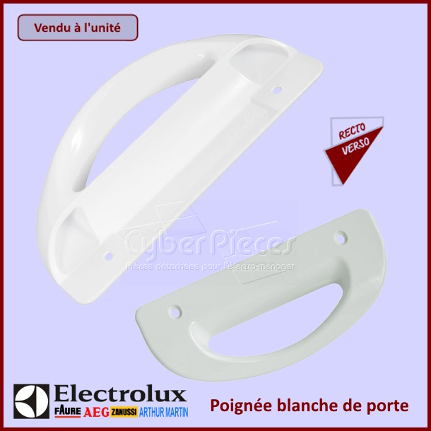 Poignee blanche de porte Electrolux 960012896