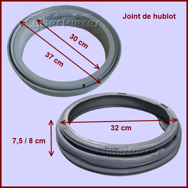 Joint de hublot 42009271 (version Grande) -  Pièces machine à laver