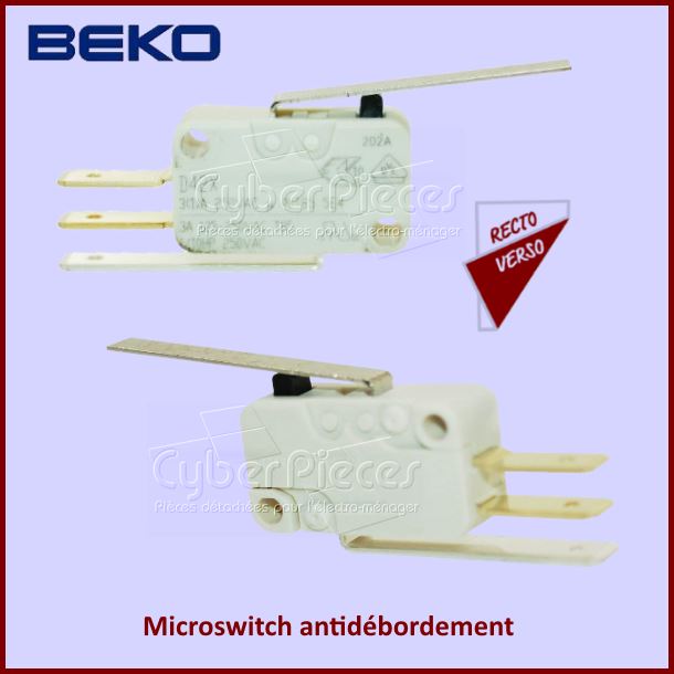 Microswitch antidebordement interrupteur 3 contacts 1883240100 - Pi...