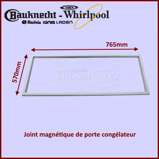 Joint magnétique de congélateur 481246668817 - Pièces réfrigérateur...