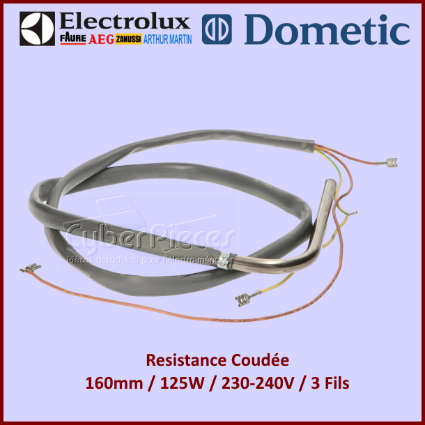 Résistance Coudée Dometic pour caravane 2890209204 - Pièces réfrigé...