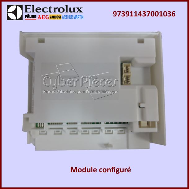 Carte Electronique configuré EDW1XX Electrolux 973911437001036 - Pi...