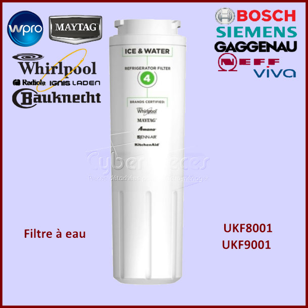 Filtre à eau Filter 4 00491746 - UKF8001AXX - UKF9001AXX - 48018170...