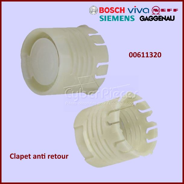 Clapet anti retour Bosch 00611320 - Pièces lave-vaisselle