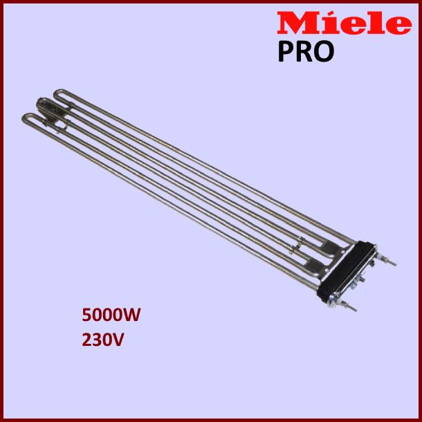 Résistance 5,0KW pour Miele Pro 4845330 -  Pièces machine à laver