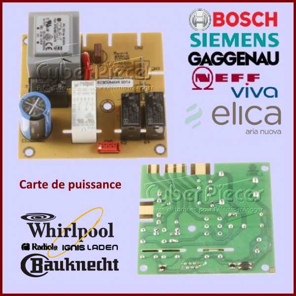 Carte de puissance ECB0054046 Bosch 00751573 - Pièces hotte