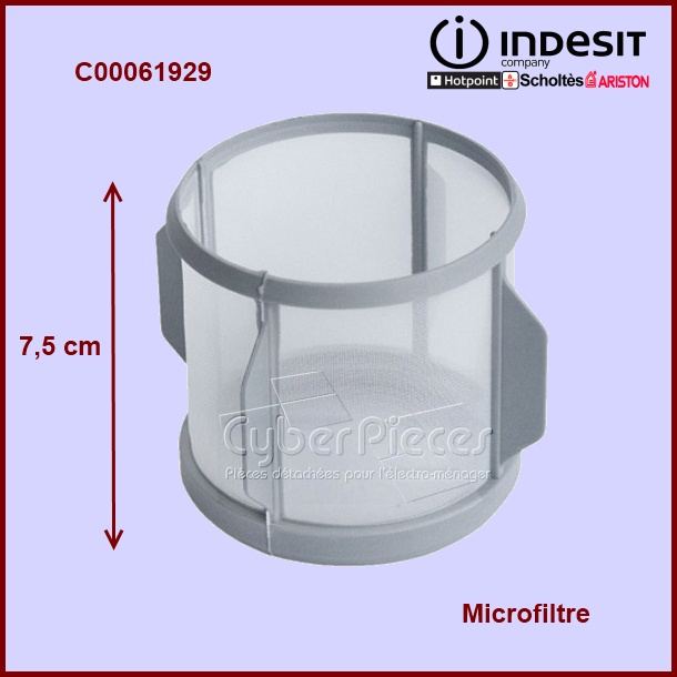 Micro Filtre Polyestere C00061929 - Pièces lave-vaisselle