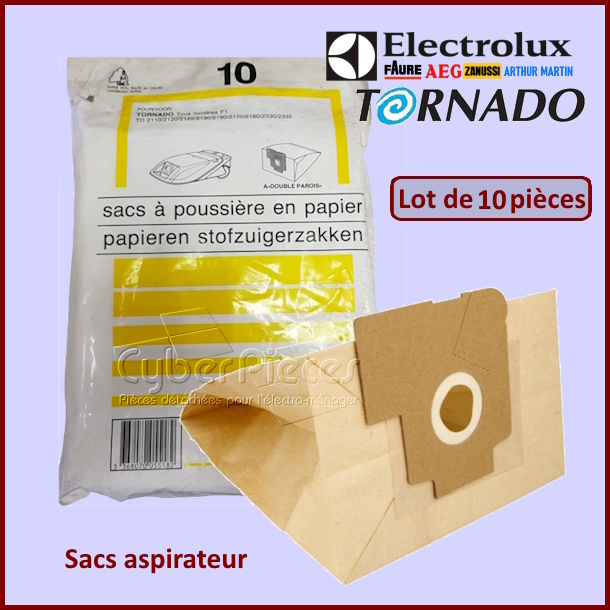 Lot de 10 Sacs aspirateur 5518 - T78 - E85N