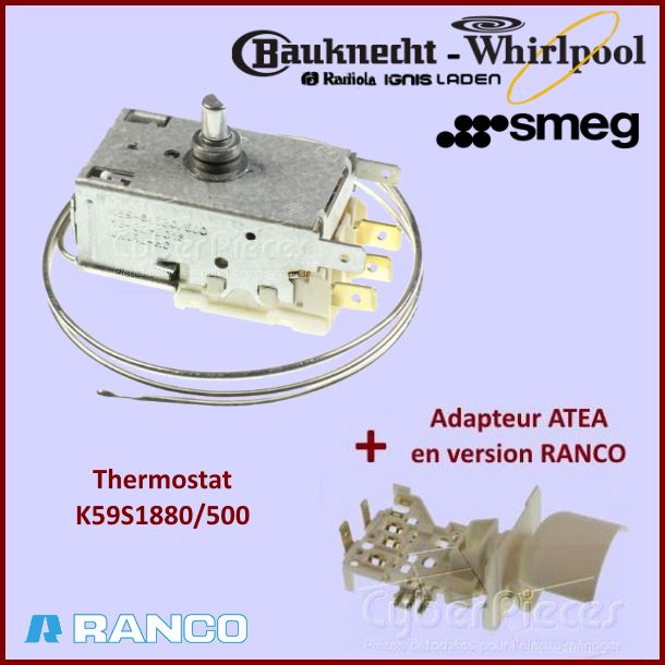 Thermostat Ranco K59S1880/500 - Pièces réfrigérateur & congélateur