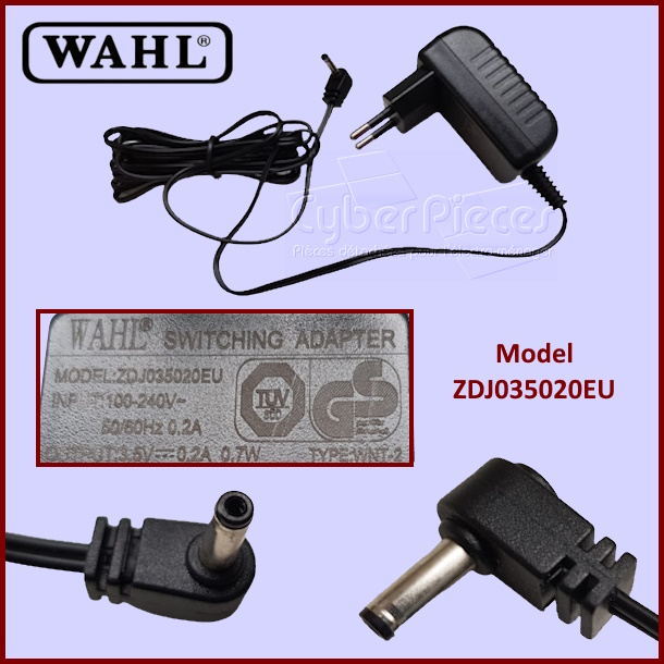 Adaptateur chargeur Wahl Type ZDJ035020EU