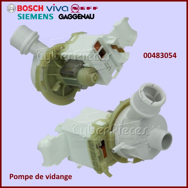 Pompe de vidange Bosch 00483054 - Pièces lave-vaisselle