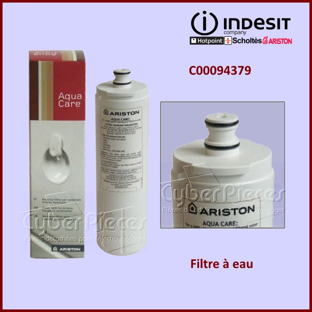 Filtre à eau AQUA CARE pour réfrigérateur Us C00094379 - Pièces réf...