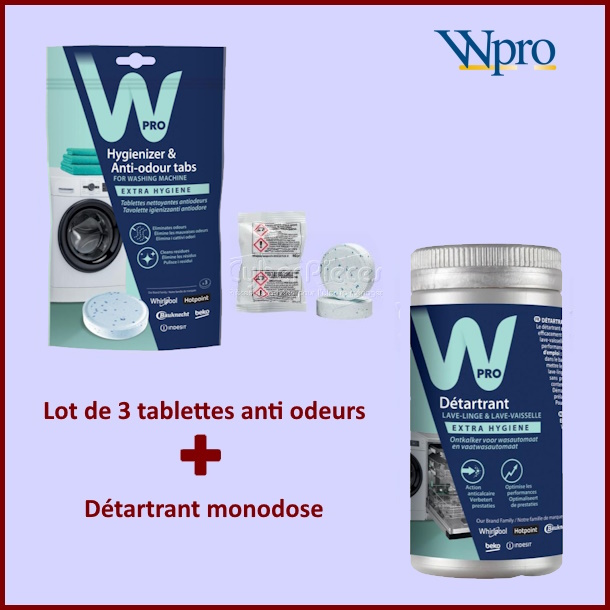 Kit d'entretien lave linge WPRO