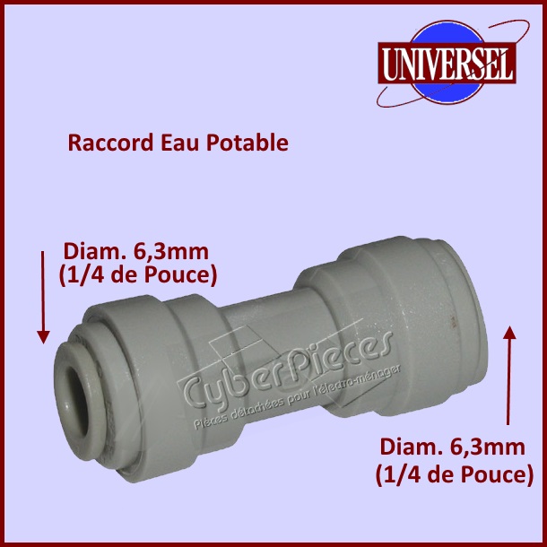 Raccord Eau Potable 6mm DA60-00258B - Pièces réfrigérateur & congél...