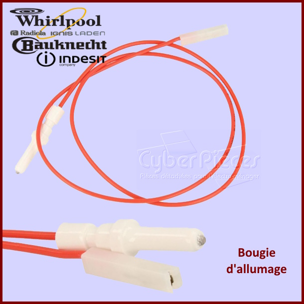 Bougie d'allumage Whirlpool 481010574226