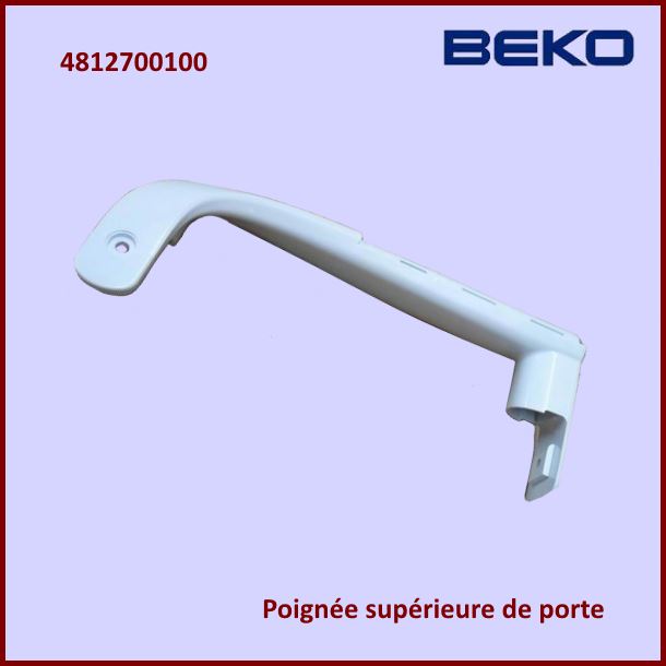 Poignée supérieure de porte Beko 4812700100 - Pièces réfrigérateur ...