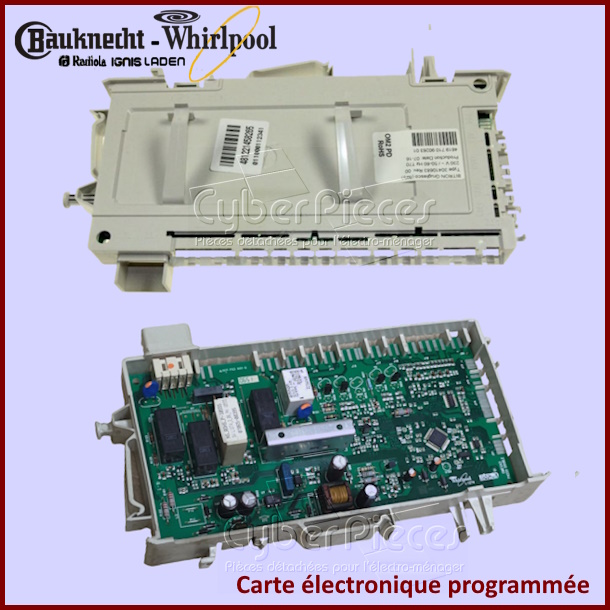 Carte électronique programmée Whirlpool 481221479835