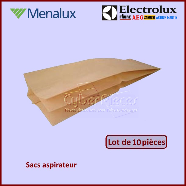 Lot de 10 Sacs aspirateur 5082 Electrolux 9002562115