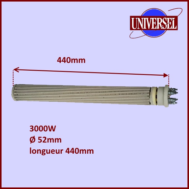 Résistance de chauffe-eau STEATITE 3000W - Pièces chauffe-eau