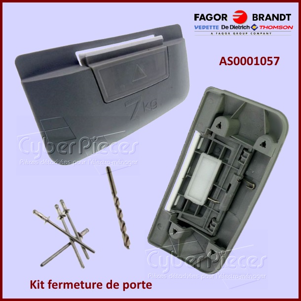 Kit de fermeture de porte tambour Brandt AS0001057 **Pièce épuisée**