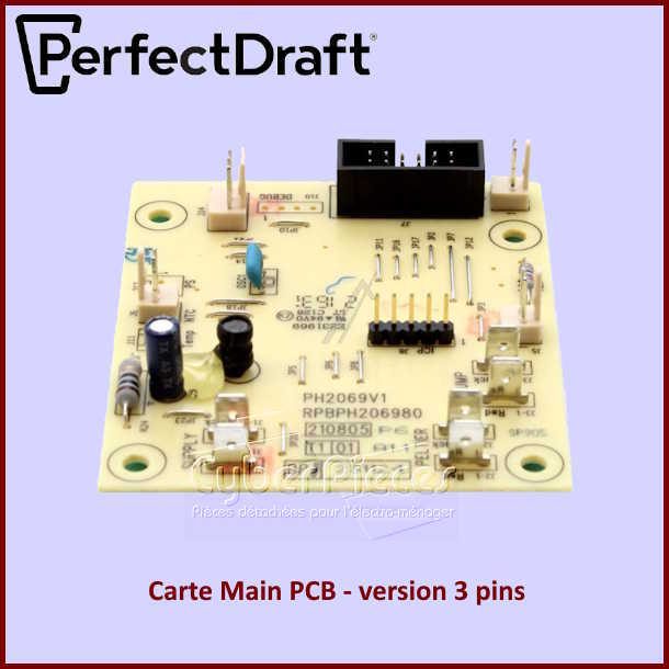 Carte Main PCB 3 pins HD3720 PerfectDraft