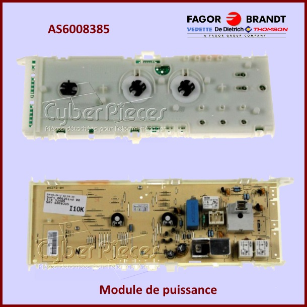 Carte Electronique Brandt AS6008385 -  Pièces machine à laver
