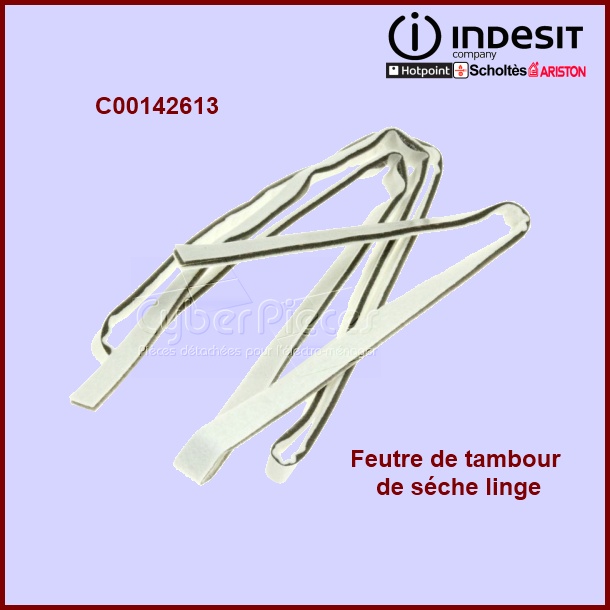 Feutre de tambour avant Indesit C00142613 - Pièces sèche-linge