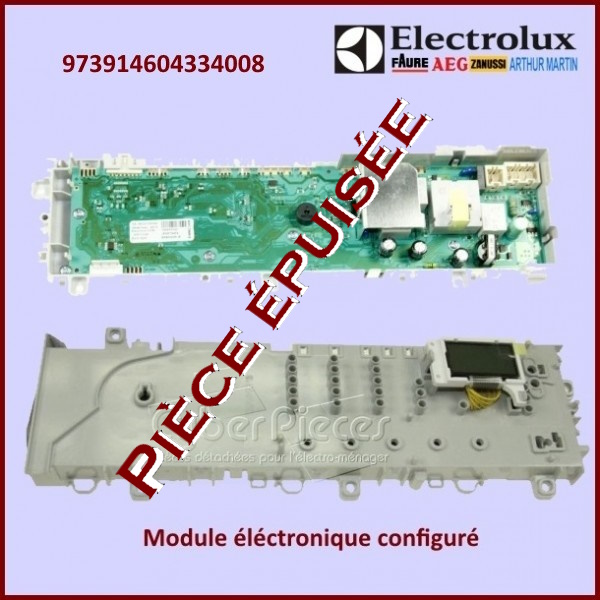 Carte électronique configuré Electrolux 973914604334008 -  Pièces m...