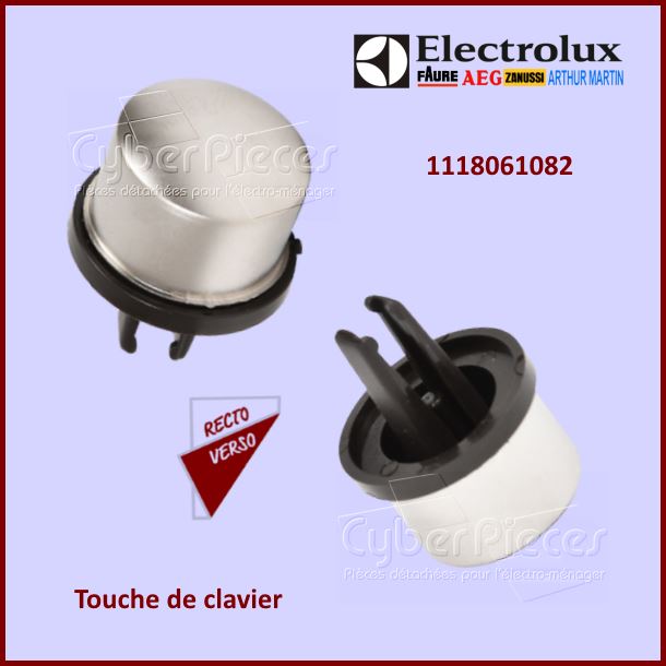 Touche de clavier Electrolux 1118061082 - Pièces lave-vaisselle