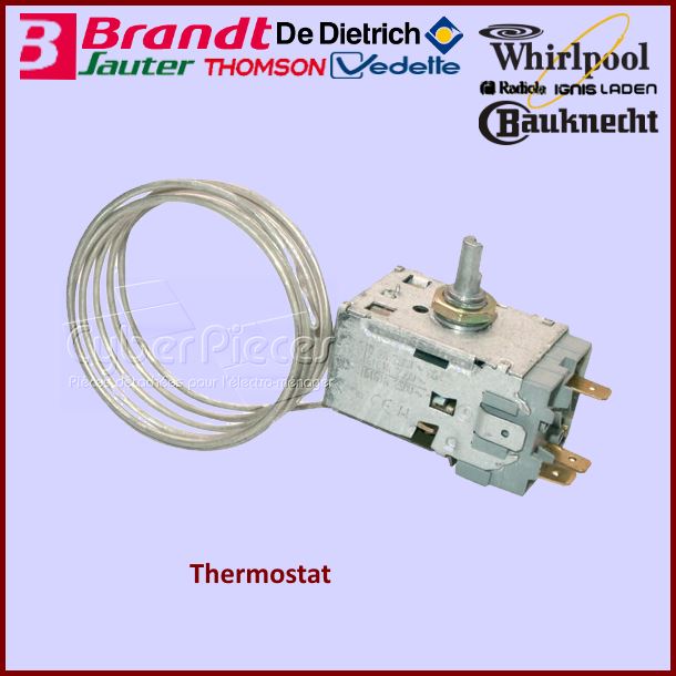 Thermostat K59L1942/500 Whirlpool 484000008687 - Pièces réfrigérate...