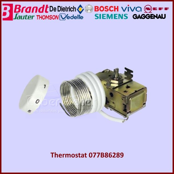 Thermostat 077B86289 Bosch Version Générique 00054179 - Pièces réfr...