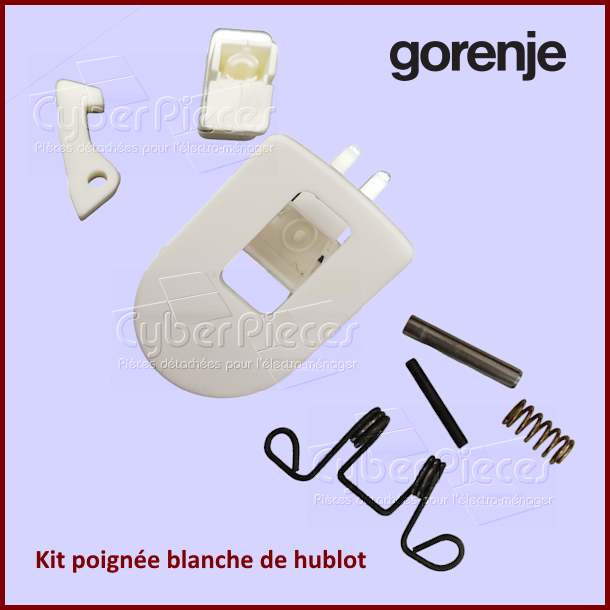 Kit poignée blanche de hublot Gorenje