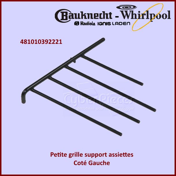 Petite Grille support plats obi gauche 481010392221 - Pièces lave-v...
