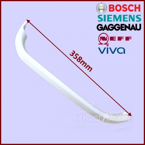 Poignée de porte réfrigérateur / congélateur 00354911 - Pièces réfr...