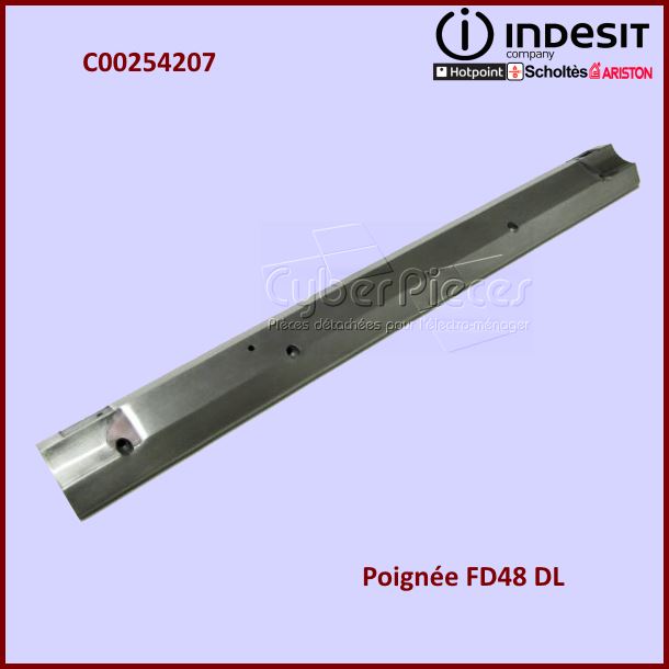 Poignée de four F48DL Indesit C00254207 - Pièces four