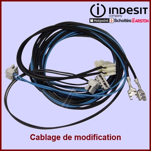 CÃ¢blage Module Electrovanne Indesit C00141769 -  PiÃ¨ces machine Ã  l...