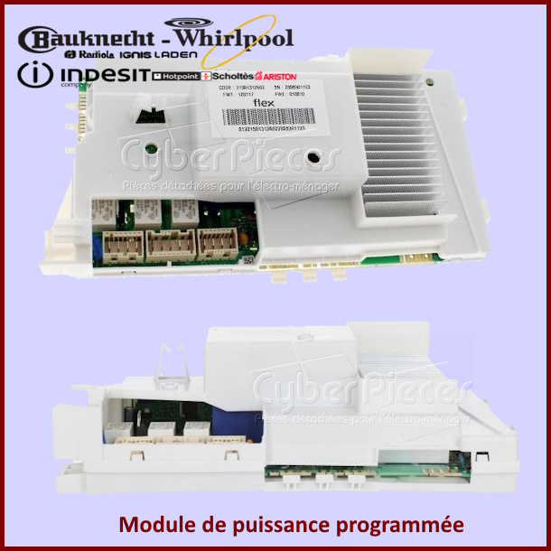 Carte mère électronique programmée Indesit C00495343