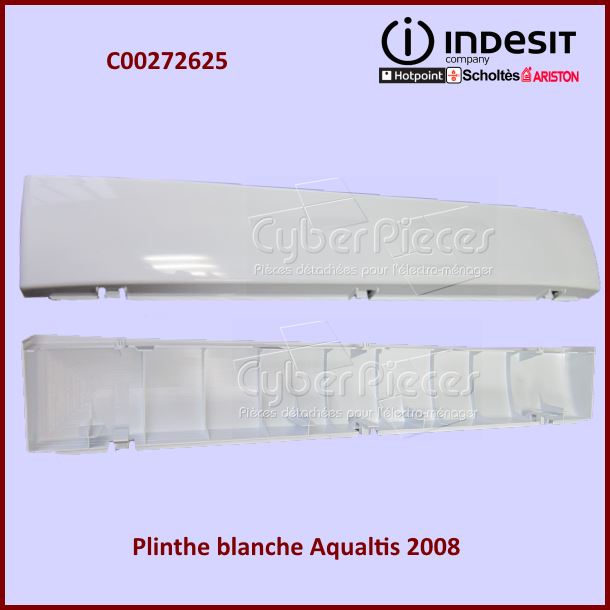 Plinthe blanche AQUALTIS 2008 Indesit C00272625 -  PiÃ¨ces machine Ã ...
