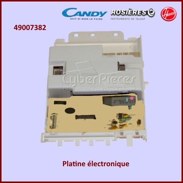 Carte électronique de puissance Candy 49007382 -  Pièces machine à ...