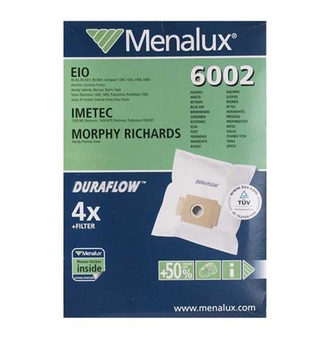 4 SACS D'ASPIRATEUR+1MCF TO CUT+1MF ELECTROLUX