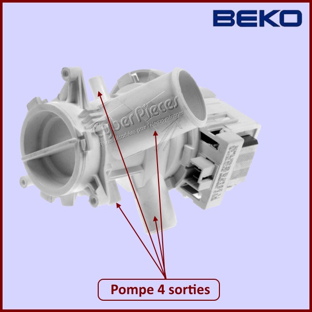 Pompe De Vidange BEKO 2880400800 -  Pièces machine à laver